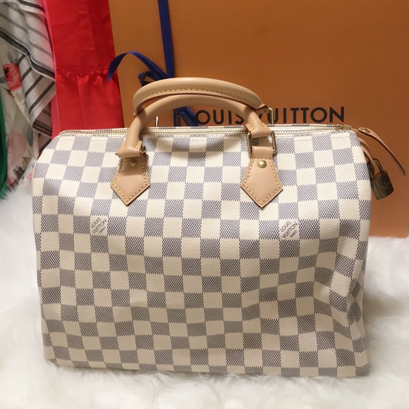 Louis Vuitton Handbags - *NEW* LV SPEEDY 30 Damier Azur